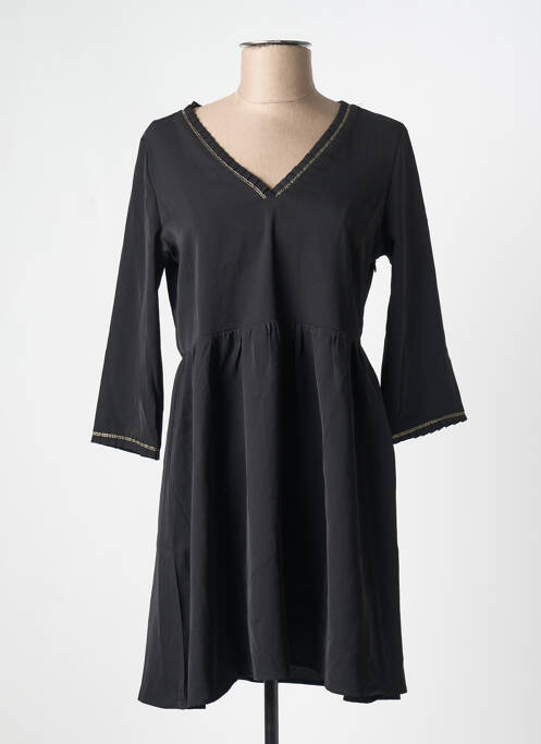 Robe mi-longue noir GRACE & MILA pour femme