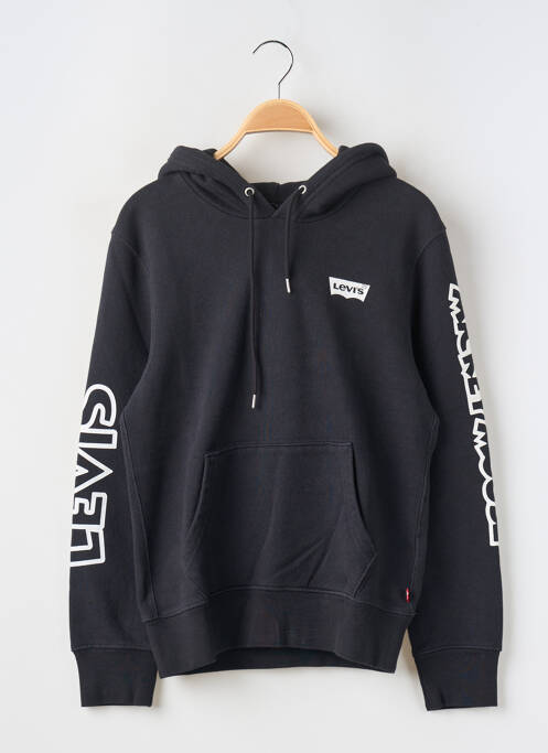 Sweat-shirt à capuche noir LEVIS pour femme
