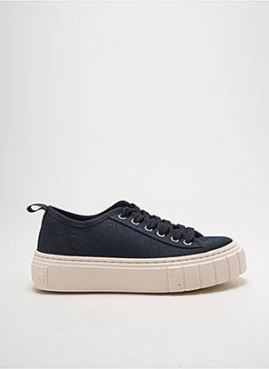 Baskets bout rond talon de 4 à 6cm noir VICTORIA femme