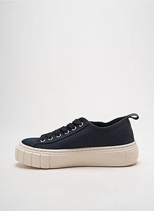 Baskets bout rond talon de 4 à 6cm noir VICTORIA femme
