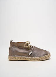 Derbies bout rond talon plat jusqu'à 3cm or VICTORIA femme