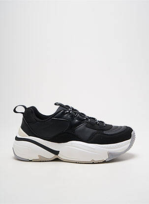 Baskets talon compensé talon de 4 à 6cm noir VICTORIA femme