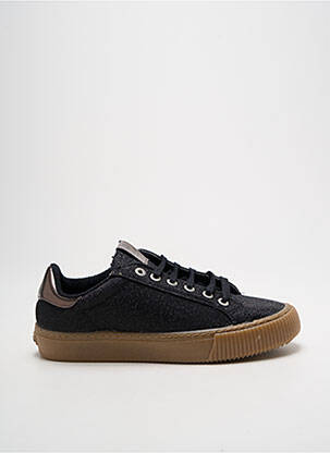 Baskets talon compensé talon plat jusqu'à 3cm noir VICTORIA femme