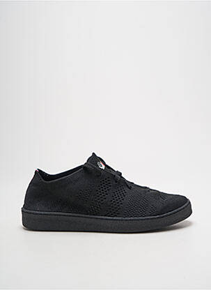 Baskets semelle amovible bout rond noir ECTOR unisexe
