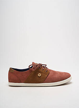 Baskets empiècements marron FAGUO homme