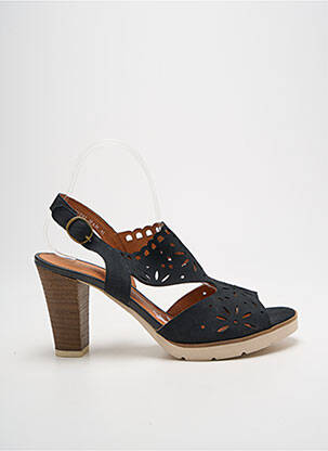 Sandales/nu pieds type de semelle amortissante talon de 7 à 9cm noir MAM'ZELLE femme