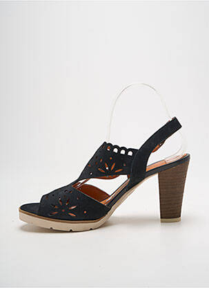 Sandales/nu pieds type de semelle amortissante talon de 7 à 9cm noir MAM'ZELLE femme