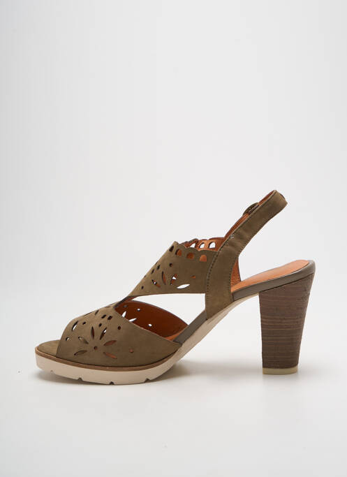 Sandales/Nu pieds vert MAM'ZELLE pour femme