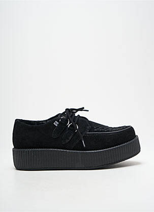 Derbies bout rond talon de 4 à 6cm noir T-U-K femme