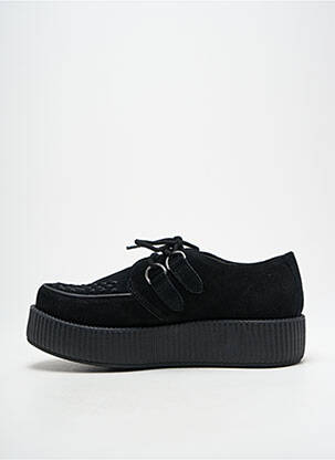 Derbies bout rond talon de 4 à 6cm noir T-U-K femme