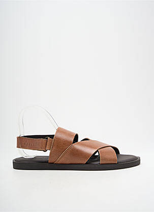 Sandales/Nu pieds marron clair PELLET pour homme