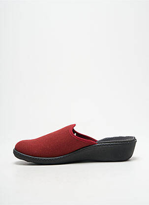 Chaussons/pantoufles bout rond talon de 4 à 6cm rouge WESTLAND femme