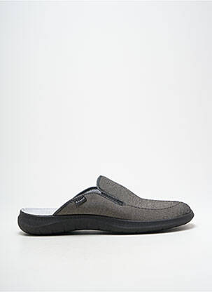 Chaussons/pantoufles voute plantaire bout rond gris FARGEOT homme
