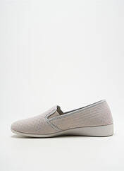Chaussons/Pantoufles gris SEMELFLEX pour femme seconde vue