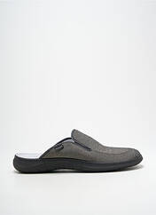 Chaussons/Pantoufles gris FARGEOT pour homme seconde vue