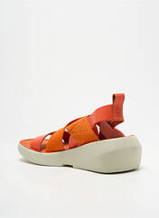 Sandales/Nu pieds orange FLY pour femme seconde vue