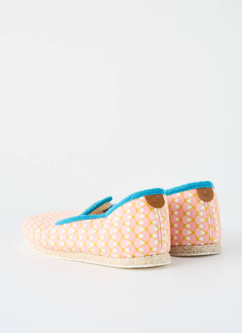 Chaussons/Pantoufles rose CHAUSSE MOUTON pour femme