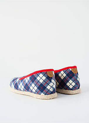 Chaussons/pantoufles bout rond bout rond bleu CHAUSSE MOUTON unisexe