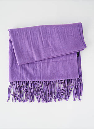 Echarpe violet fonce INEL femme