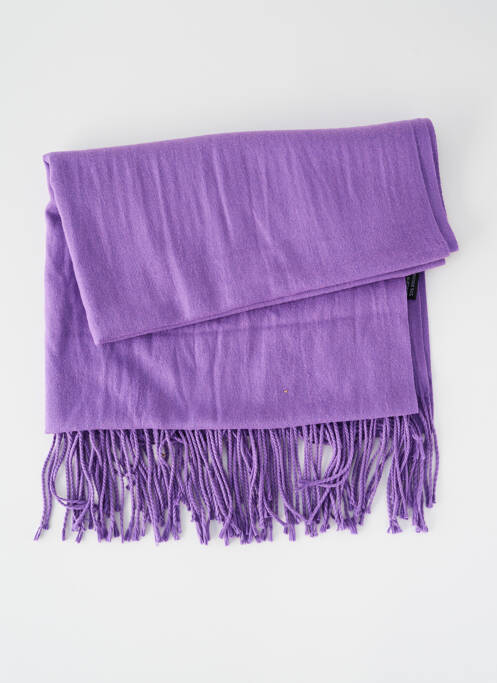 Echarpe violet fonce INEL femme