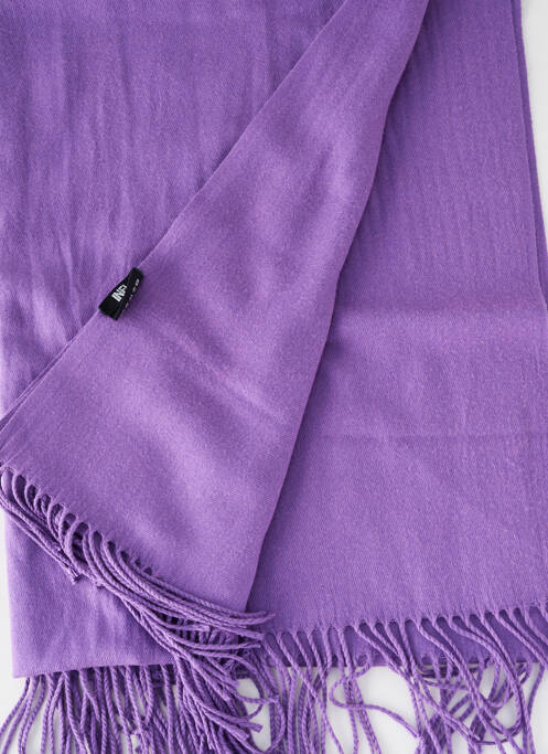 Echarpe violet fonce INEL femme