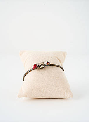 Bracelet matériaux métal rouge SATINE femme