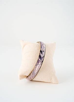 Bracelet matériaux métal violet SATINE femme