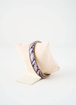 Bracelet matériaux métal violet SATINE femme