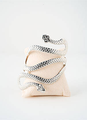 Bracelet manchette matériaux métal argent SATINE femme