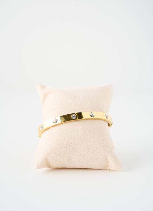 Bracelet fermeture fermoir clips or SATINE femme