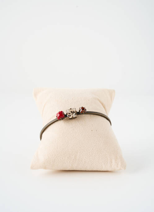 Bracelet matériaux métal rouge SATINE femme
