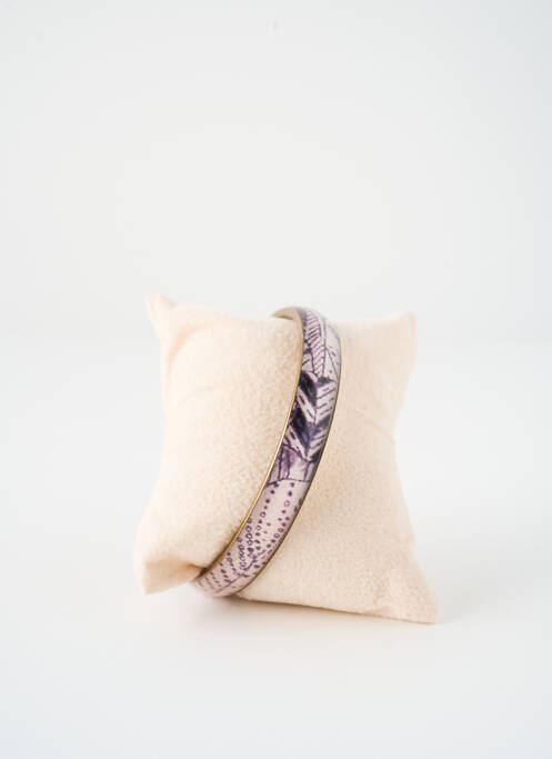 Bracelet matériaux métal violet SATINE femme