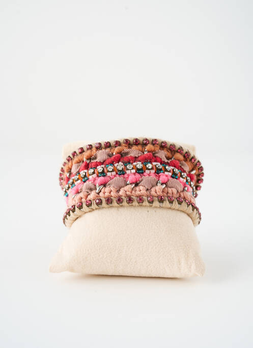 Bracelet ornement oxyde de zirconium rose AMBRE BABZOE femme