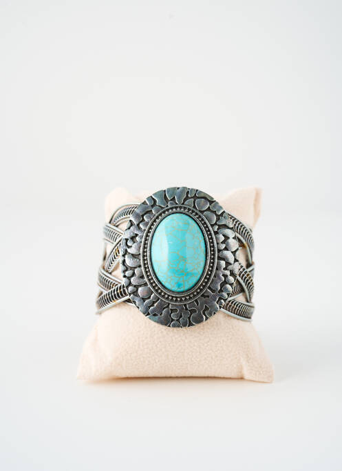 Bracelet manchette matériaux métal argent SATINE femme