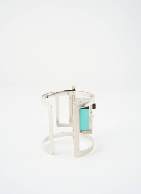 Bracelet matériaux métal bleu SATINE femme