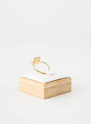 Bague matériaux métal vert SATINE femme