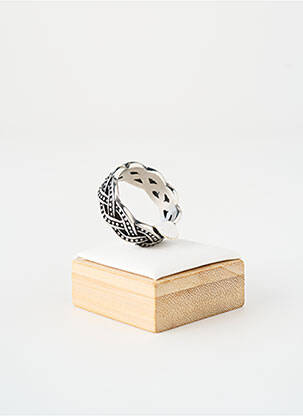 Bague matériaux métal argent SATINE homme