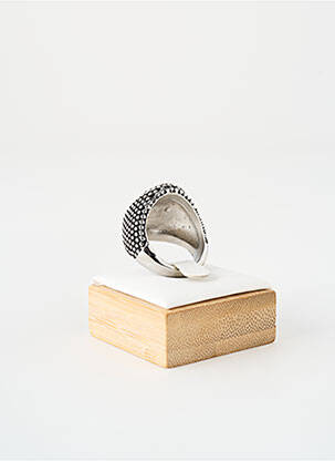 Bague matériaux métal argent SATINE homme