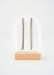 Boucles d’oreilles or SATINE femme seconde vue