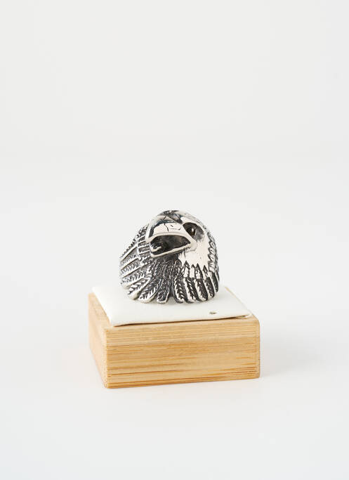 Bague matériaux métal argent SATINE homme