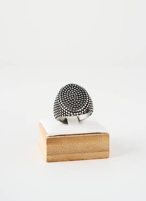Bague matériaux métal argent SATINE homme