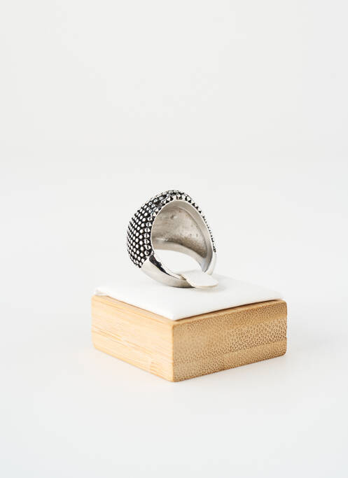 Bague matériaux métal argent SATINE homme