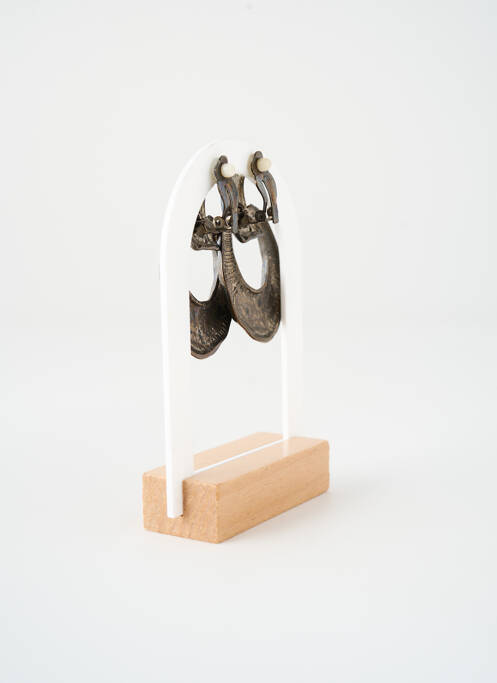 Boucles d’oreilles argent SATINE femme