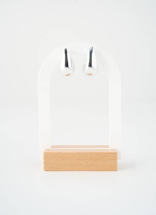 Boucles d’oreilles argent SATINE femme