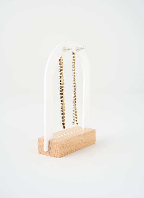 Boucles d’oreilles or SATINE femme