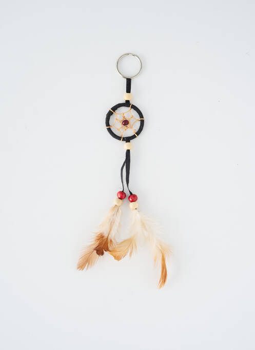 Porte-clé noir SATINE femme