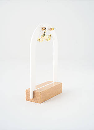 Boucles d’oreilles ornement pierre or SATINE femme