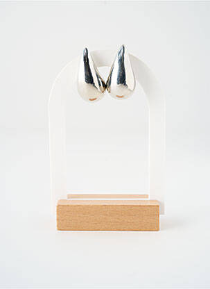 Boucles d’oreilles argent SATINE femme