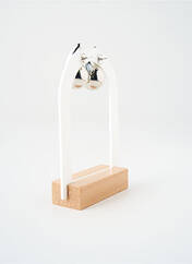 Boucles d’oreilles argent SATINE femme seconde vue