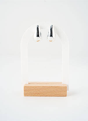 Boucles d’oreilles argent SATINE femme